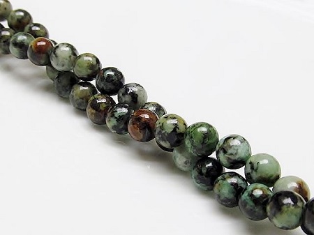 turquoise africaine, perles de pierres gemmes
